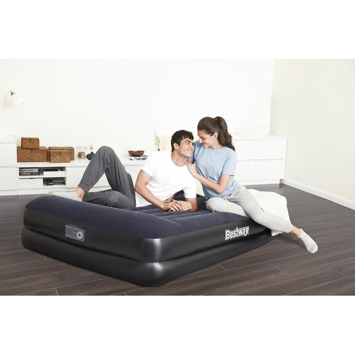 Надувний матрац Bestway Aeroluxe з вбудованим електричним насосом, Queensize 203x152x46 см