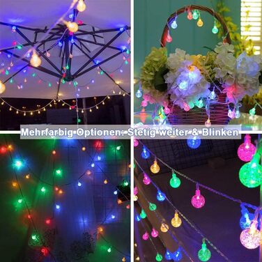 Гірлянда StarryEver 40 LED, 6 м, 18 кольорів, USB/батарейки, з пультом і таймером, для дому, саду, дитячої кімнати, класу, різдвяна