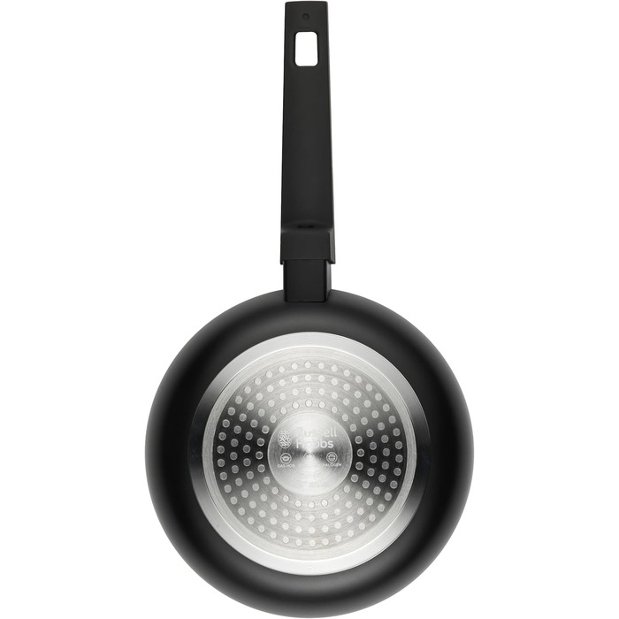 Набір сковорідок Russell Hobbs COMBO-8694 Shield 3 шт. (20/24/28 см) з антипригарним покриттям для індукції, стійкий до металевого посуду, 5 років гарантії, чорний