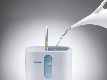 Ультразвуковий зволожувач повітря BONECO U300, 5 л, для кімнат до 50 м², з арома-функцією, авто-вимкненням, індикатором порожнього бака, фільтром, білий