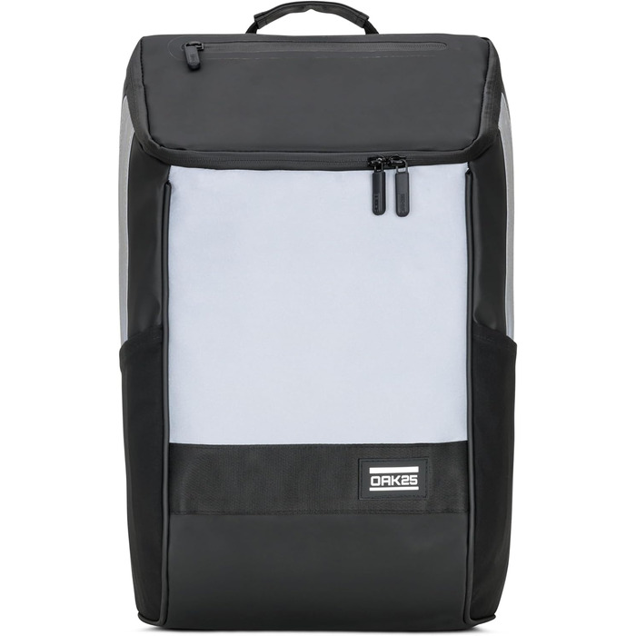 Велосипедна сумка-рюкзак OAK25 Daybag, 2-в-1, водостійка, чорна, зі світловідбивачем, для багажника, для міста, роботи та подорожей