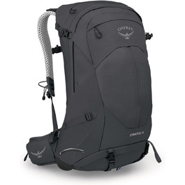 Туристичний рюкзак Osprey Stratos 34 для чоловіків, Tunnel Vision Grey