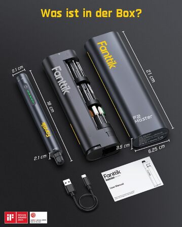 Fanttik F2 Master Mini Мультитул Акумуляторний: Полірування, 3D-друк, Свердління, Гравіювання - 35 насадок, 5 швидкостей, NeoPulse мотор