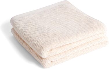 Рушники для ванної Herzbach Home Spa, 50x100 см, 100% бавовна, кремові, набір