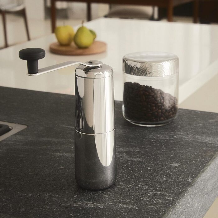 Кавомолка ручна Alessi Slow Coffee KT01 з нержавіючої сталі 18/10 та термопластику