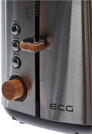 Електрична плита ECG ST 2767 Timber з дерев'яною поверхнею