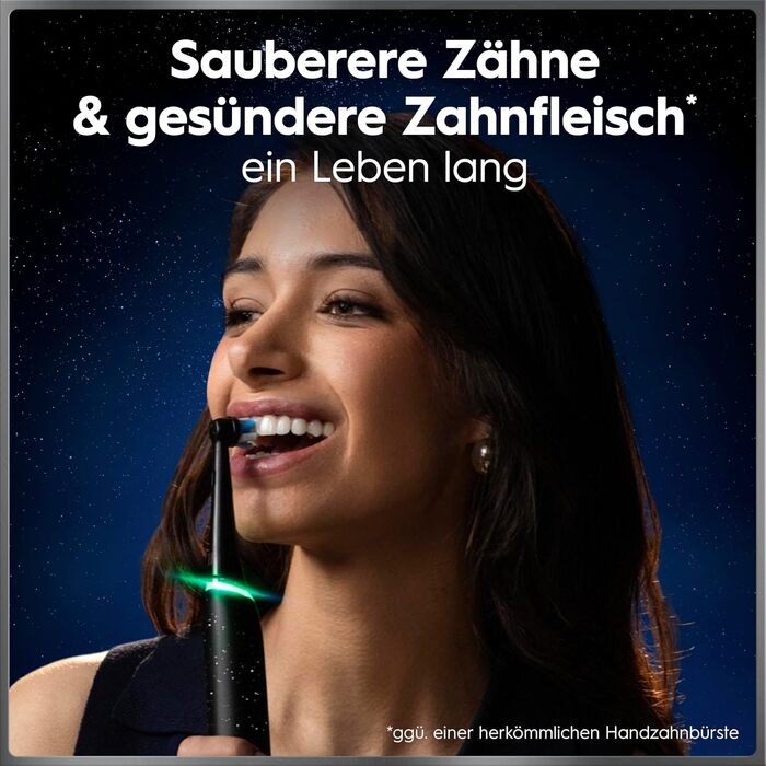 Електрична зубна щітка Oral-B iO Series 10 Cosmic Black, набір з 3 насадками (Probierset)