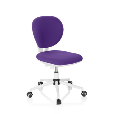 Дитячий стілець / дитячий письмовий стілець KID VIVO тканина фіолетовий hjh OFFICE