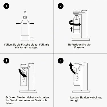 Сифон для газування води Aarke Carbonator 3 з PET-пляшкою 1л, нержавіюча сталь, сірий (Hammertone Grey)