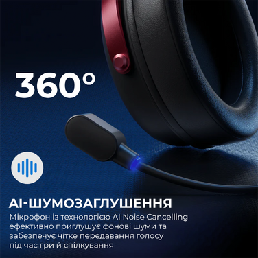 Дротова ігрова гарнітура Ajazz AHW10 Black (AHW10-B)