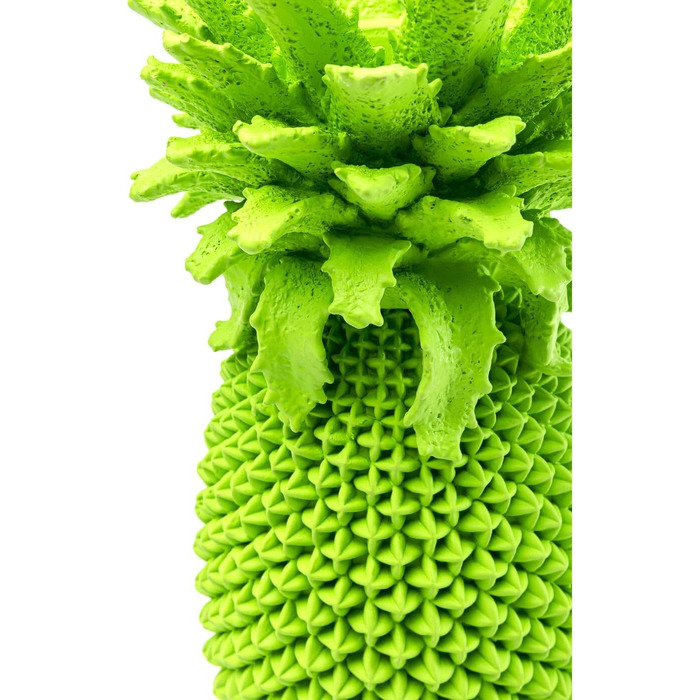 Ваза Kare Design Ananas, велика декоративна ваза для квітів, 30x15x15 см, зелена. Ваза для вітальні, полиці, екзотичний декор