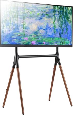 Підставка для телевізора TECHLY 107241 для LCD/LED/Plasma 49-70 дюймів, Staffelei, темний горіх