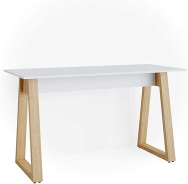 Письмовий стіл Vicco Nautica, білий/дуб, 138x60 см