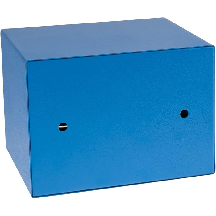 Сейф HMF 49216-05 малий для меблів з ключем, 23x17x17 см, синій