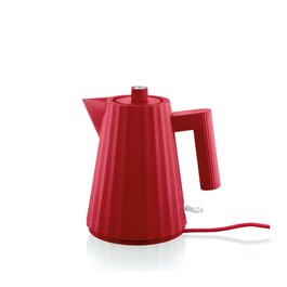 Електрочайник 1 л, червоний Plissé Alessi