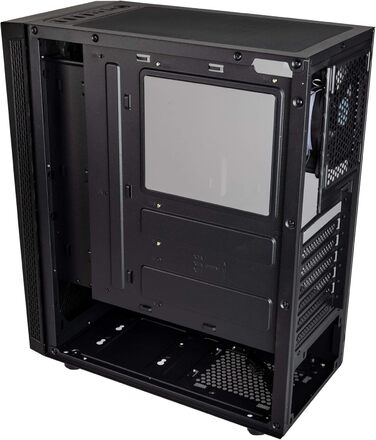 Корпус для ПК KOLINK Void RGB Midi Tower з гартованим склом, ігровий комп'ютерний корпус з підсвічуванням, вентилятор у комплекті