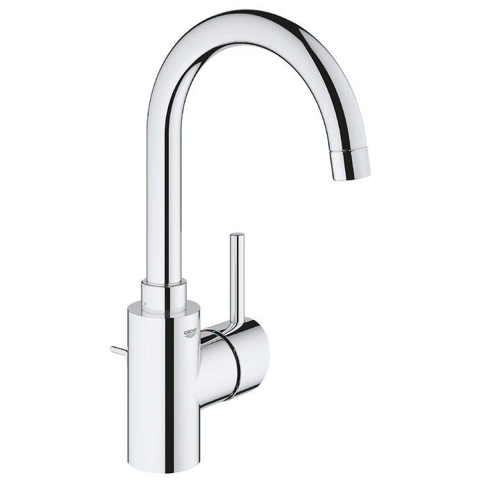 Змішувач для раковини GROHE Concetto одноручкий з QuickFix, хромований, з U-виливом 23739002