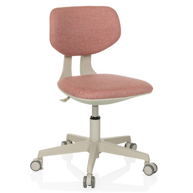 Дитячий письмовий стілець / дитячий стілець KIDDY CLASSIC тканина рожевий hjh OFFICE