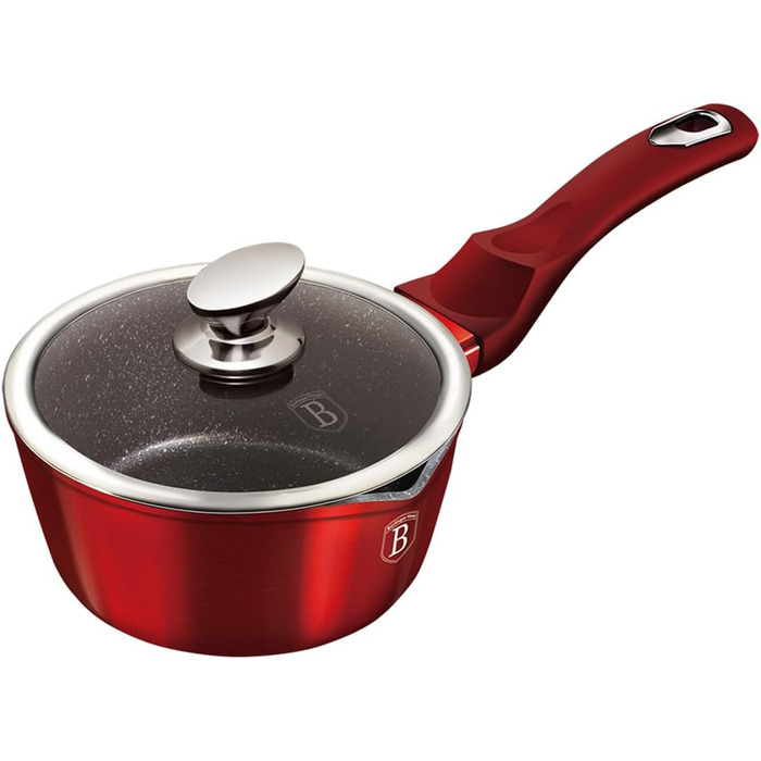 Каструля Berlinger Haus Metallic Line BH-1525N, 16 см, бордова