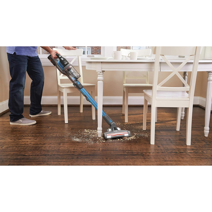 Бездротовий пилосос BLACK+DECKER 4-в-1 36В, 2.0А·год, електрощітка, ручний та вертикальний, безмішковий, з насадкою 2-в-1, акумулятором, зарядним та кріпленням, модель 2019