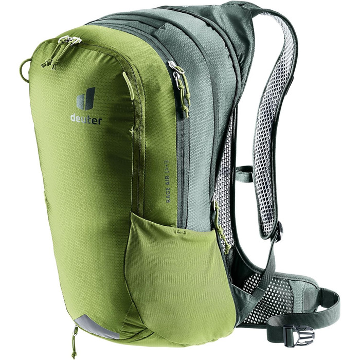 Рюкзак для велосипеда Deuter Race Air 14+3 л, Meadow-ivy, вентиляція спини