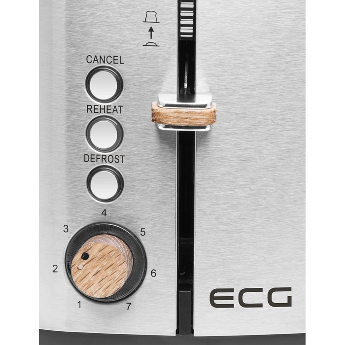 Електрична плита ECG ST 2767 Timber з дерев'яною поверхнею