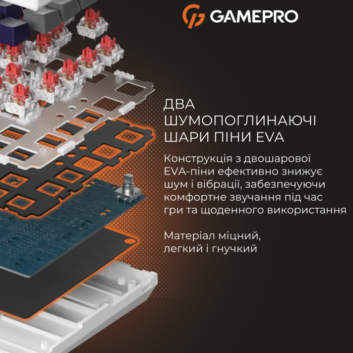 Механічна клавіатура GamePro Genesis Warden (MK160P)