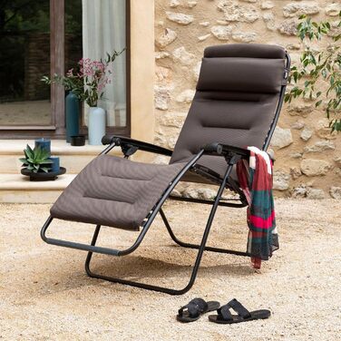Крісло-релаксатор Lafuma Mobilier Zero Gravity з AirComfort® (чорний) - 5 років гарантії