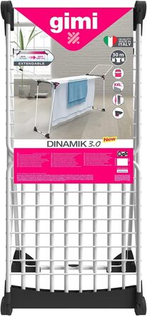 Сушарка для білизни GIMI Dinamic 30, нержавіюча сталь, метал, різнокольорова