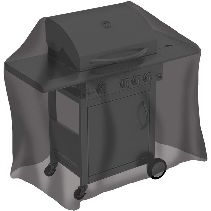 Чохол для газового гриля tepro Universal середній, чорний, 65x130x100 см