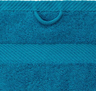 Набір рушників Luckytowel 50x100 см, 100% бавовна, 8 шт, бірюзові, 600 г/м², Oeko-Tex
