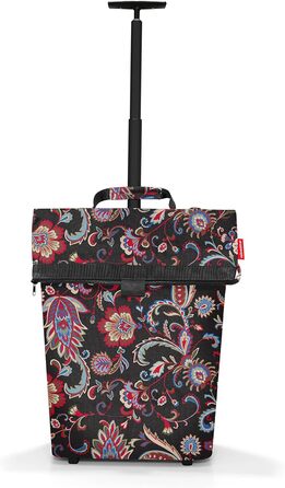 Reisenthel Trolley M Frame Paisley Black – Сумка-візок для покупок, алюмінієва рама, водостійкий матеріал