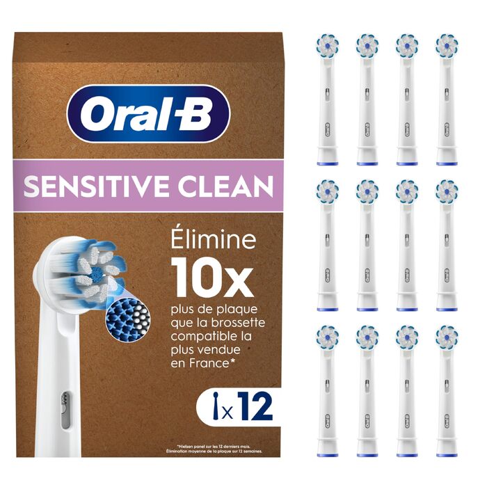 Смінні насадки для електричної зубної щітки Oral-B PRO Sensitive Clean, білі