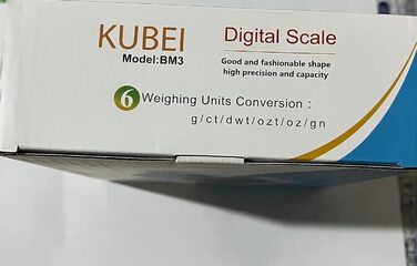 KUBEI електронні кухонні ваги 1 кг/0,01 г з USB зарядкою, високоточна цифрова вага з нержавіючої сталі для кухні, ювелірних виробів, монет, порошків