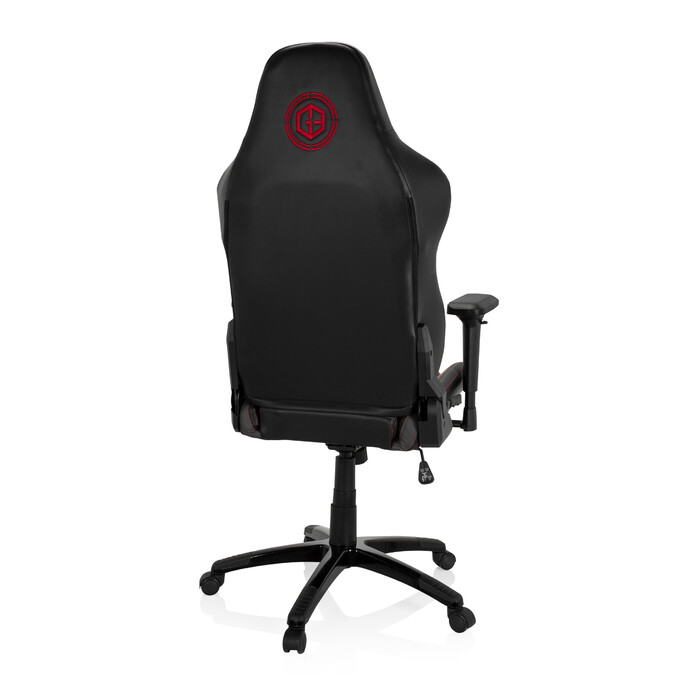 Ігрове крісло / Офісне крісло GAMEBREAKER POLARYS I Leatherette Grey / Red HJH OFFICE