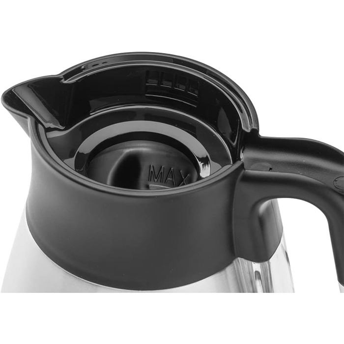 Електрочайник і термокувшин Gastroback 42426 Design Advanced Thermo 1,7 л, 2200 Вт, нержавіюча сталь, Cool Touch, сріблясто-чорний