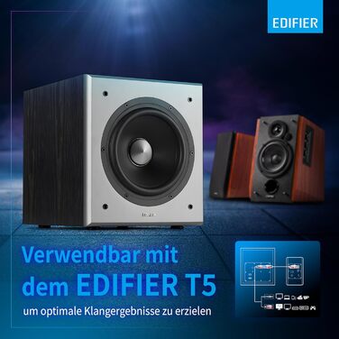 Акустична система Edifier R1700BT: активні полочні колонки з Bluetooth, цифровим та аналоговим входами, корпус із натурального дерева, з пультом ДК