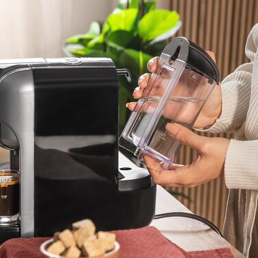 Кавомашина Cecotec Freestyle Compact Black - 1350W, 20 Bar, 4-в-1, Thermoblock, Forcearoma, для кави, Dolce Gusto, Nespresso, K-Fee (600ml)