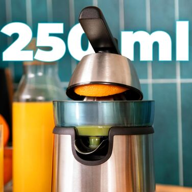 Citruspresse електрична Cecotec EssentialVita Hyden 120 для апельсинів та цитрусових, 120 Вт, сталь