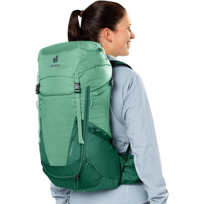 Жіночий туристичний рюкзак Deuter Futura 24 SL, 24 л, бірюзово-зелений