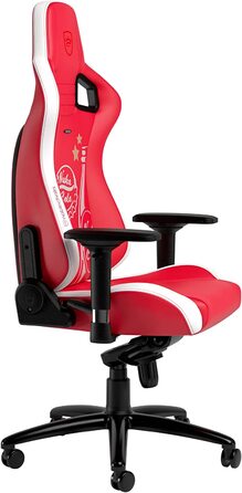 Ігрове крісло noblechairs Epic Nuka Cola, ергономічне, офісне, PU-шкіра, з підголівником та поперековою підтримкою, для користувачів до 120 кг і 185 см, спеціальна серія