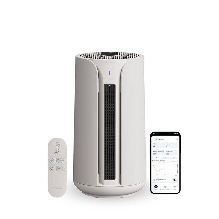 Очищувач повітря Blueair Blue Pure 3450i Max (311i+ Max) для приміщень до 103 м², розумний, з технологією HEPASilent, від алергенів, шерсті тварин, пилу та диму