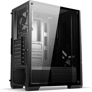 Корпус для ПК SPIRIT OF GAMER Rogue V ATX/MATX/ITX, гартоване скло, 2 ARGB вентилятори 120 мм, сумісний з Aura/MSI Mystic 3Pin