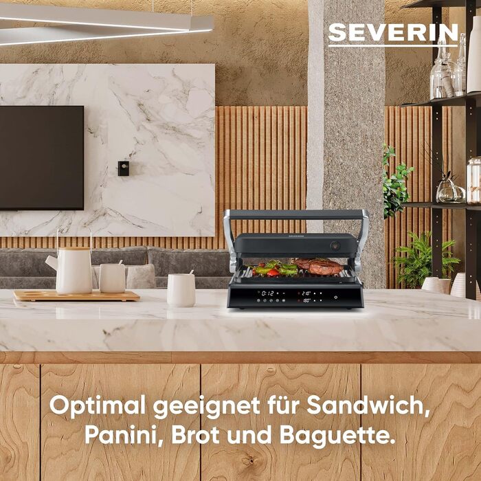Контактний електрогриль 3-в-1 Severin Kontakt-Grill Sevini Flex, 2000W