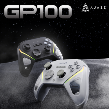 Бездротовий геймпад з док-станцією Ajazz GP100 Set White (GP100S-W)