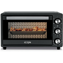 Міні-піч ICQN 20L з конвекцією, грилем та таймером, 1500W, IQ M2051R02N