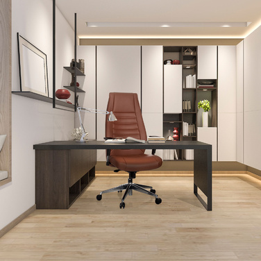 Офісне крісло / крісло керівника VITORO штучна шкіра коричневий hjh OFFICE