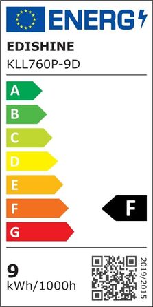 Торшер EDISHINE LED для вітальні, димований, E27, лампа для читання з лляним абажуром і пультом, підлоговий світильник з 3 режимами кольору, вінтажний для спальні, чорний