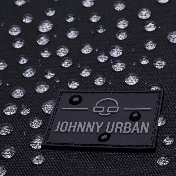 Рюкзак Johnny Urban Allen Large чорний, роллтоп для чоловіків і жінок, водостійкий, з відділенням для ноутбука і взуття, міський для велосипеда, роботи, університету