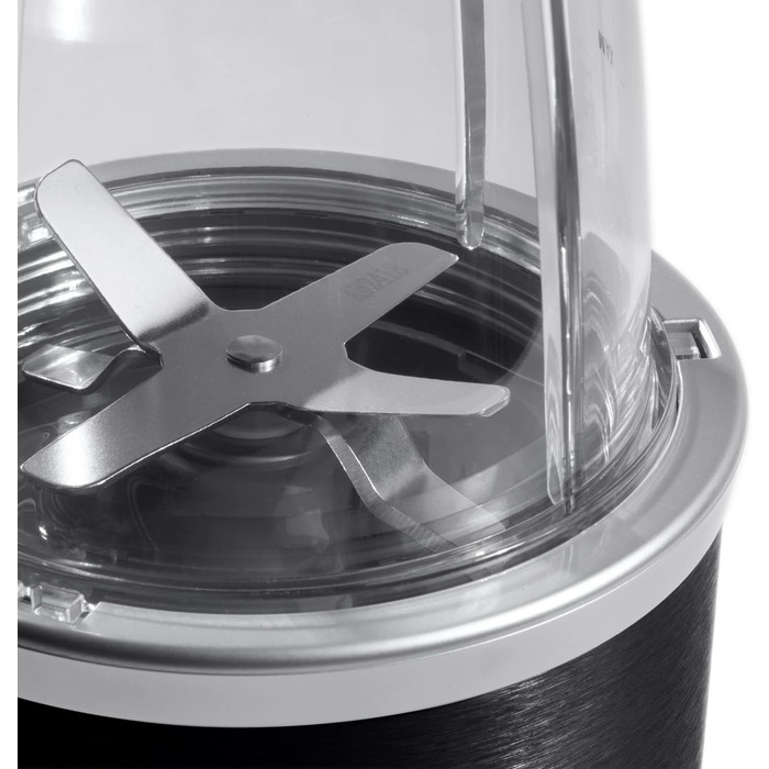 Смузі-блендер Nutribullet Pro 900 Вт, компактний, з чашею 700 мл, електричний міксер для смузі, чорний, легке очищення